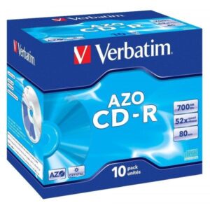 Verbatim Crystal CD-R DLP 700MB/80min, 52x, jewel box, 10ks (43327)
