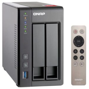 QNAP TS-251+-2G šedá 2xHDD, CPU 2GHz, 2GB, 2xGb/s, 2xUSB 2.0, 2xUSB 3.0 (TS-251+-2G)