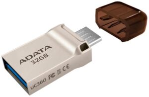 ADATA UC360 32GB OTG MicroUSB/USB 3.1 zlatý (AUC360-32G-RGD)
