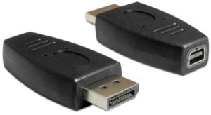 DeLock Mini DisplayPort / DisplayPort černá (65237)