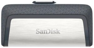 Sandisk Ultra Dual 16GB OTG USB-C/USB 3.1 černý/stříbrný (SDDDC2-016G-G46)