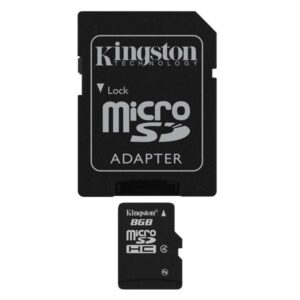 Kingston MicroSDHC 8GB Class4 + adapter (SDC4/8GB)