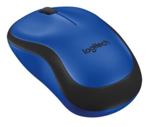 Logitech Wireless Mouse M220 Silent modrá / optická / 3 tlačítka / 1000dpi (910-004879)