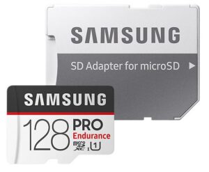 Samsung Micro SDXC PRO endurance 128GB UHS-I U1 (100R/30W) + adapter (MB-MJ128GA/EU)