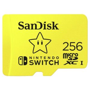 Sandisk Micro SDXC 256GB UHS-I U3 (V30) pro Nintendo Switch (100R/90W) (SDSQXAO-256G-GNCZN)