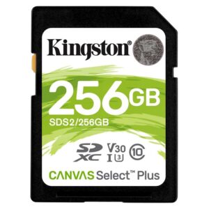 Kingston Canvas Select Plus SDXC 256GB UHS-I U1 (100R/85W) (SDS2/256GB)