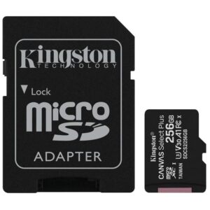 Kingston Canvas Select Plus MicroSDXC 256GB UHS-I U1 (100R/85W) + adapter (SDCS2/256GB)