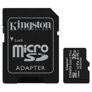 Kingston Canvas Select Plus MicroSDHC 32GB UHS-I U1 (100R/10W) + adapter (SDCS2/32GB)