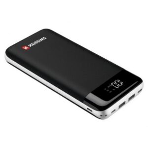 Swissten Black Core 30000mAh, Micro USB/USB-C PD/Lightning, QC 3.0 černá