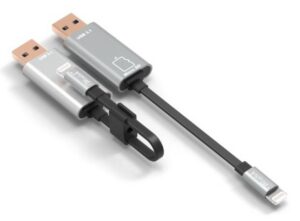 PremiumCord USB/Lightning + čtečka Micro SD karet, 15cm černý/stříbrný (kipod39)