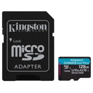 Kingston Canvas Go! Plus MicroSDXC 128GB UHS-I U3 (170R/90W) + adaptér (SDCG3/128GB)