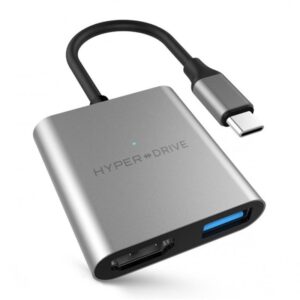 HyperDrive USB-C/4K HDMI, USB 3.0, USB-C šedý (HY-HD259A-GRAY)