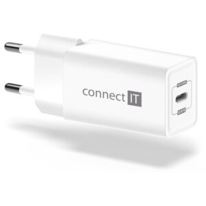 Connect IT 1x USB-C PD, 18W bílá (CWC-2060-WH)