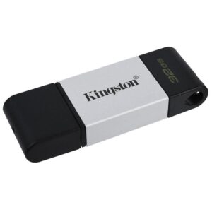 Kingston DataTraveler 80 32GB, USB-C černý/stříbrný (DT80/32GB)