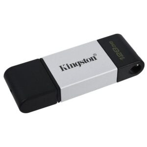 Kingston DataTraveler 80 128GB, USB-C černý/stříbrný (DT80/128GB)