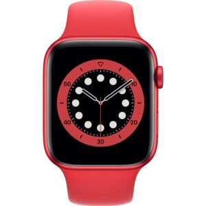 Apple Watch Series 6 GPS 40mm pouzdro z hliníku PRODUCT(RED) - PRODUCT(RED) sportovní náramek (M00A3HC/A)