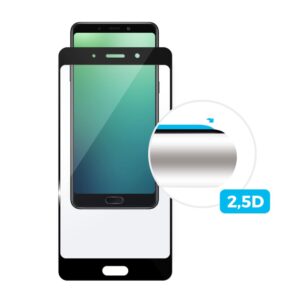tvrzené sklo pro mobilní telefon Ochranné tvrzené sklo Fixed Full-cover pro Huawei P20 Lite, přes celý displej, černé, 0.33 mm
