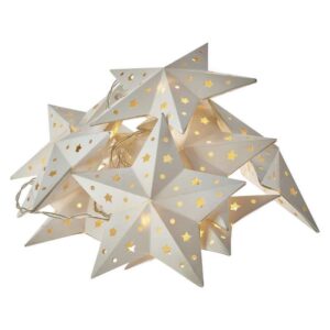 Emos vánoční dekorace Zy2077 10 Led X Mas star, 2Aa, teplá bílá