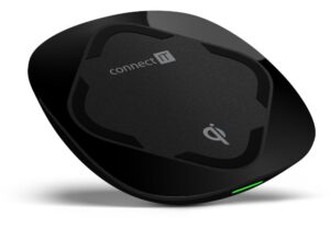 Connect It nabíječka pro mobil Qi Certified Fast bezdrátová nabíječka, 10 W, černá Cwc-7500-bk