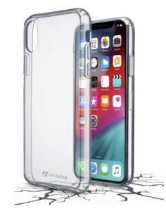 pouzdro na mobil Pouzdro Cellularline Clear Duo zadní Apple iPhone Xs Max