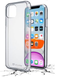 pouzdro na mobil Pouzdro Cellularline Clear Duo zadní Apple iPhone 11