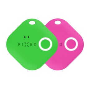 Fixed lokátor Smile s motion senzorem, Duo Pack - zelený + růžový