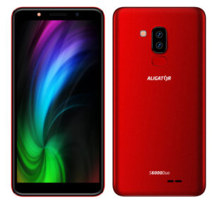 Aligator smartphone S6000 červená