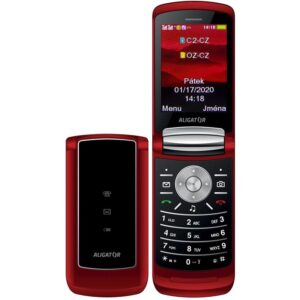 Aligator mobilní telefon Dv800 Dual Sim červená