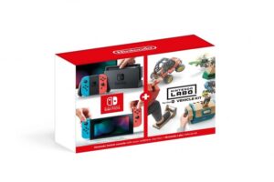Nintendo herní konzole Switch - Neon + Nintendo Labo Vehicle kit