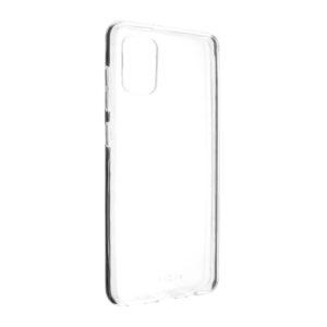 pouzdro na mobil Ultratenké Tpu gelové pouzdro Fixed Skin pro Samsung Galaxy A31, 0,6 mm, čiré