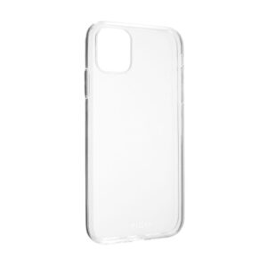 pouzdro na mobil Ultratenké Tpu gelové pouzdro Fixed Skin pro Apple iPhone 11, 0,6 mm, čiré