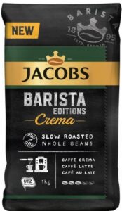 Jacobs Barista Crema, zrnková káva, 1000g