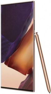 Samsung Galaxy smartphone Note20 Ultra 5G, 12Gb/256gb, Bronze