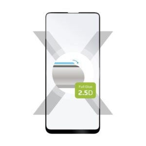 tvrzené sklo pro mobilní telefon Ochranné tvrzené sklo Fixed Full-cover pro Xiaomi Redmi 9, lepení přes celý displej, černé