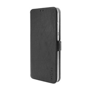 pouzdro na mobil Tenké pouzdro typu kniha Fixed Topic pro Xiaomi Redmi Note 9, černé