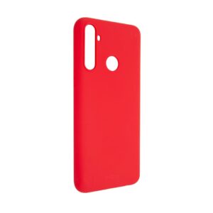 pouzdro na mobil Zadní pogumovaný kryt Fixed Story pro Realme 6i/C3, červený