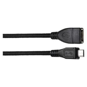 Usb kabel Usb kabel 2.0 A/f - micro B/m Otg 15cm černý