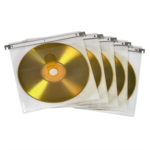 Hama obal Cd/dvd Double Protective Sleeves,pack of 50 Pcs., White