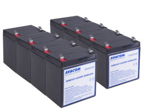Avacom záložní zdroj bateriový kit pro renovaci Rbc43 (8ks baterií) (AVACOM Ava-rbc43-kit)