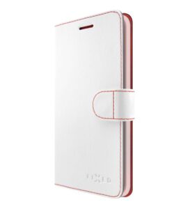 pouzdro na mobil Pouzdro typu kniha Fixed Fit pro Huawei Y5 (2017)/ Y6 (2017), bílé