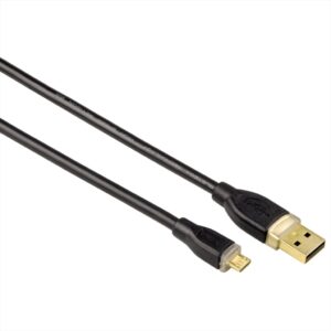 Hama Usb kabel micro Usb 2.0 kabel, typ A - micro B, 1,8m, černý