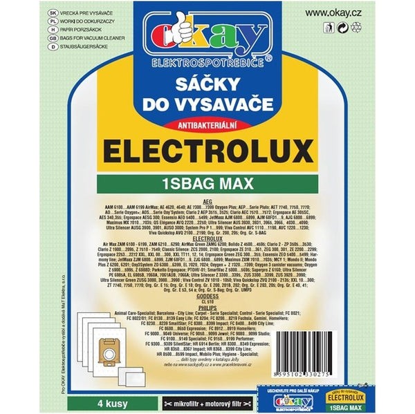 Sáčky do vysavačů Electrolux S-bag