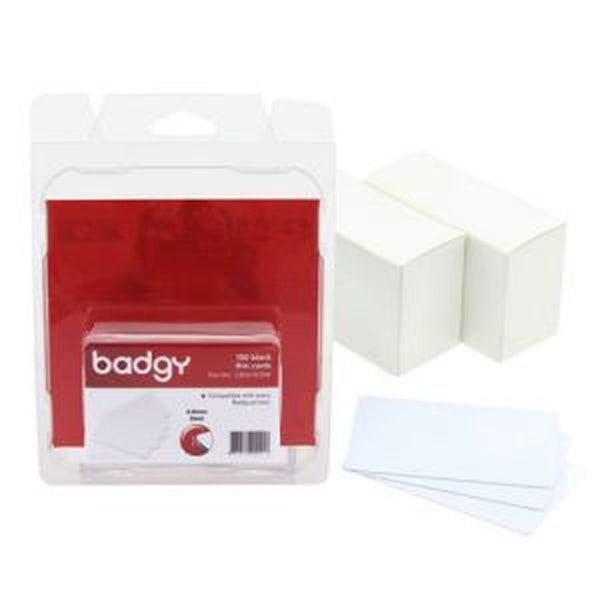 BADGY PVC Cards x100 - Thin