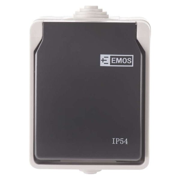 Zásuvka nástěnná Emos IP54